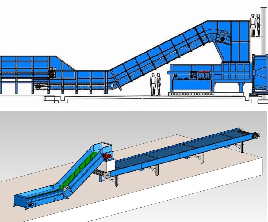 Akupak Conveyors schematics
